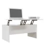 Mesa de centro madera contrachapada blanco 102x50,5x46,5 cm de vidaXL, Mesas de centro - Ref: Foro24-809719, Precio: 80,22 €,...