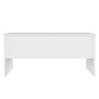 Mesa de centro madera contrachapada blanco 102x50,5x46,5 cm de vidaXL, Mesas de centro - Ref: Foro24-809719, Precio: 81,18 €,...