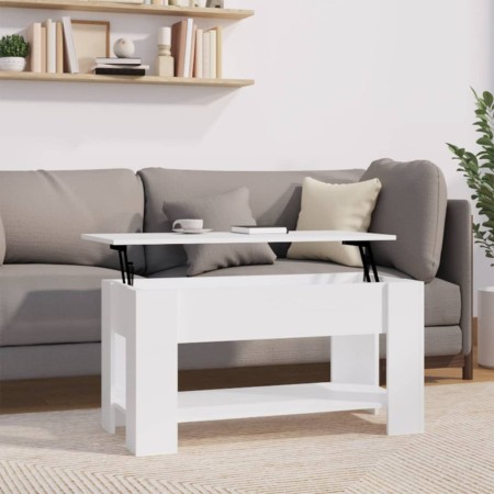 Mesa de centro madera contrachapada blanco 101x49x52 cm de vidaXL, Mesas de centro - Ref: Foro24-809701, Precio: 100,01 €, De...