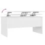 Mesa de centro madera contrachapada blanco 102x50,5x46,5 cm de vidaXL, Mesas de centro - Ref: Foro24-809719, Precio: 80,22 €,...