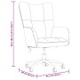 Sillón de relax de terciopelo marrón en Sillones | Comprar online en Foru.es