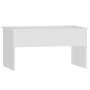 Couchtisch aus weißem Sperrholz, 80 x 50,5 x 41,5 cm von vidaXL, Couchtisch - Ref: Foro24-809638, Preis: 68,09 €, Rabatt: %