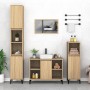 Armario de lavabo madera contrachapada roble Sonoma 80x33x60 cm | Foro24.es | Tu tienda online para hogar, jardín y más Foro24.es