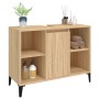 Armario de lavabo madera contrachapada roble Sonoma 80x33x60 cm | Foro24.es | Tu tienda online para hogar, jardín y más Foro24.es