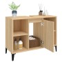 Armario de lavabo madera contrachapada roble Sonoma 80x33x60 cm | Foro24.es | Tu tienda online para hogar, jardín y más Foro24.es