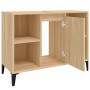 Armario de lavabo madera contrachapada roble Sonoma 80x33x60 cm | Foro24.es | Tu tienda online para hogar, jardín y más Foro24.es