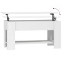 Mesa de centro madera contrachapada blanco 101x49x52 cm de vidaXL, Mesas de centro - Ref: Foro24-809701, Precio: 100,01 €, De...