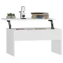 Couchtisch aus weißem Sperrholz, 80 x 50,5 x 41,5 cm von vidaXL, Couchtisch - Ref: Foro24-809638, Preis: 68,09 €, Rabatt: %