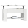 Mesa de centro madera contrachapada blanco 101x49x52 cm de vidaXL, Mesas de centro - Ref: Foro24-809701, Precio: 100,01 €, De...