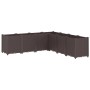 Jardinera PP marrón 160x160x53 cm de , Maceteros y jardineras - Ref: Foro24-367870, Precio: 178,05 €, Descuento: %