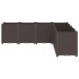 Jardinera PP marrón 160x160x53 cm de , Maceteros y jardineras - Ref: Foro24-367870, Precio: 178,05 €, Descuento: %