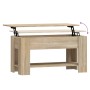 Mesa de centro madera de ingeniería roble Sonoma 101x49x52 cm de vidaXL, Mesas de centro - Ref: Foro24-809704, Precio: 90,81 ...