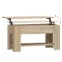 Sonoma Eiche Holzwerkstoff Couchtisch 101x49x52 cm von vidaXL, Couchtisch - Ref: Foro24-809704, Preis: 87,97 €, Rabatt: %