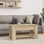 Mesa de centro madera de ingeniería roble Sonoma 101x49x52 cm de vidaXL, Mesas de centro - Ref: Foro24-809704, Precio: 87,97 ...