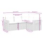 Set de sofás de jardín 4 pzas con cojines ratán sintético gris | Foro24.es | Tu tienda online para hogar, jardín y más Foro24.es