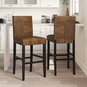 Comprar Taburetes altos 2 uds madera maciza de