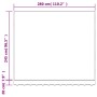 Tela de repuesto de toldo rayas de colores 3x2,5 m de , Toldos - Ref: Foro24-367734, Precio: 34,67 €, Descuento: %