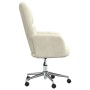Sillón de relax de terciopelo color blanco crema en Sillones | Comprar online en Foru.es
