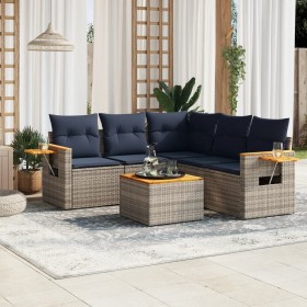 Comprar Set de sofás de jardín 6 pzas con cojines