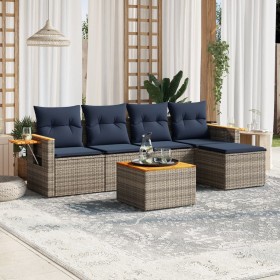 Comprar Set de sofás de jardín 6 pzas con cojines