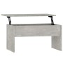 Mesa de centro contrachapada gris hormigón 80x50,5x41,5 cm de vidaXL, Mesas de centro - Ref: Foro24-809642, Precio: 65,80 €, ...