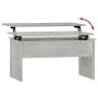 Mesa de centro contrachapada gris hormigón 80x50,5x41,5 cm de vidaXL, Mesas de centro - Ref: Foro24-809642, Precio: 63,72 €, ...