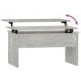 Mesa de centro contrachapada gris hormigón 80x50,5x41,5 cm de vidaXL, Mesas de centro - Ref: Foro24-809642, Precio: 65,80 €, ...