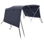 Toldo bimini 3 arcos con paredes laterales 183x(154-167)x137 cm de , Cubiertas para almacenamiento de barcas - Ref: Foro24-94...