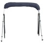 Toldo bimini 3 arcos con paredes laterales 183x(154-167)x137 cm de , Cubiertas para almacenamiento de barcas - Ref: Foro24-94...