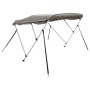 Toldo bimini 3 arcos con paredes laterales 183x(185-198)x137 cm de , Cubiertas para almacenamiento de barcas - Ref: Foro24-94...