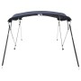 Toldo bimini 4 arcos con paredes laterales 243x(230-244)x137 cm de , Cubiertas para almacenamiento de barcas - Ref: Foro24-94...