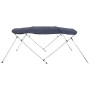 Toldo bimini 4 arcos con paredes laterales 243x(230-244)x137 cm de , Cubiertas para almacenamiento de barcas - Ref: Foro24-94...