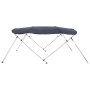 Toldo bimini 4 arcos con paredes laterales 243x(185-198)x137 cm de , Cubiertas para almacenamiento de barcas - Ref: Foro24-94...