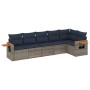 Set de sofás de jardín 6 pzas con cojines ratán sintético gris | Foro24.es | Tu tienda online para hogar, jardín y más Foro24.es
