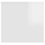 Mesa de centro contrachapada blanco brillo 102x55,5x52,5 cm de vidaXL, Mesas de centro - Ref: Foro24-809671, Precio: 60,15 €,...