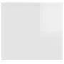 Mesa de centro contrachapada blanco brillo 102x55,5x52,5 cm de vidaXL, Mesas de centro - Ref: Foro24-809671, Precio: 60,15 €,...