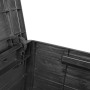 Baúl para cojines polipropileno gris antracita 77,5x44,5x53 cm de , Cajas de almacenaje para exteriores - Ref: Foro24-366602,...
