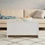 Mesa de centro contrachapada blanco brillo 102x55,5x52,5 cm de vidaXL, Mesas de centro - Ref: Foro24-809671, Precio: 60,15 €,...