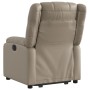Sillón reclinable elevable cuero artificial color capuchino | Foro24.es | Tu tienda online para hogar, jardín y más Foro24.es