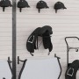 Soporte de silla montura de pared plegable hierro negro | Foro24.es | Tu tienda online para hogar, jardín y más Foro24.es