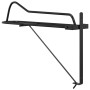 Soporte de silla montura de pared plegable hierro negro | Foro24.es | Tu tienda online para hogar, jardín y más Foro24.es