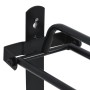 Soporte de silla montura de pared plegable hierro negro | Foro24.es | Tu tienda online para hogar, jardín y más Foro24.es