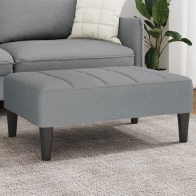 Comprar Reposapiés de tela gris claro 77x55x31 cm