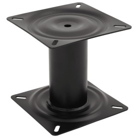 Pedestal para asiento de barco acero negro 18 cm de , Piezas para veleros - Ref: Foro24-4012135, Precio: 30,04 €, Descuento: %