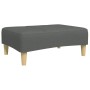 Sofá cama de 2 plazas con taburete tela gris oscuro | Foro24.es | Tu tienda online para hogar, jardín y más Foro24.es
