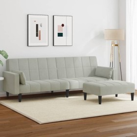 Comprar Sofá cama de 2 plazas con taburete