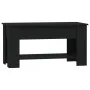 Mesa de centro madera de ingeniería negro 101x49x52 cm de vidaXL, Mesas de centro - Ref: Foro24-809702, Precio: 80,44 €, Desc...