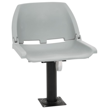 Asientos plegables de barco sin cojín gris 2 uds 48x51x41 cm de , Piezas para veleros - Ref: Foro24-3284273, Precio: 91,57 €,...