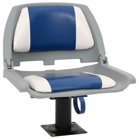 Asientos plegables de barco 2 uds azul y blanco 48x51x41 cm de , Piezas para veleros - Ref: Foro24-3284278, Precio: 98,54 €, ...