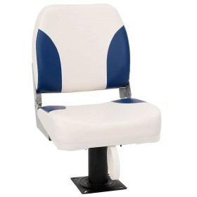 Asientos plegables de barco 2 uds azul y blanco 41x36x48 cm de , Piezas para veleros - Ref: Foro24-3284284, Precio: 82,00 €, ...